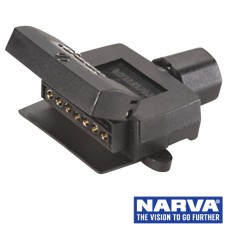 Narva 7 Pin Flat 'Quickfit' Trailer Socket - Plastic